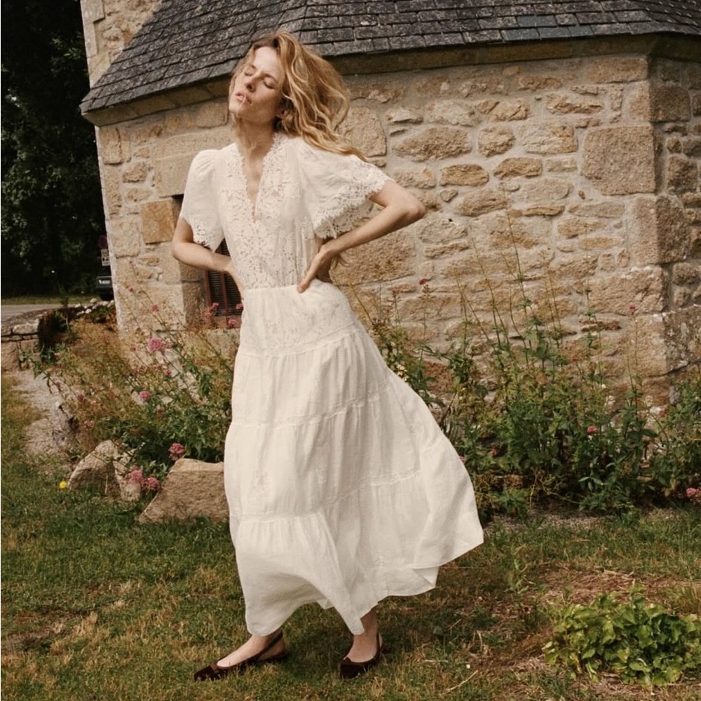 Doen Graciella Dress in Salt